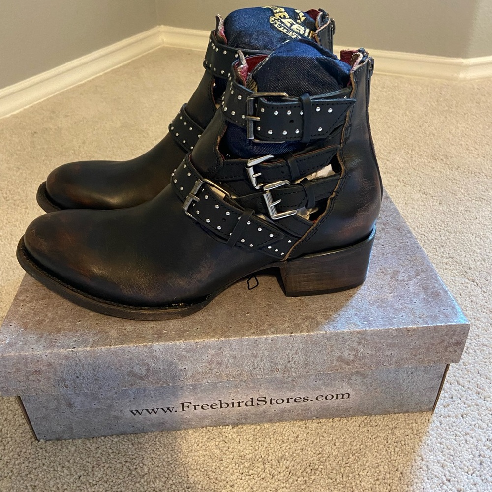 NIB Freebird Belgium Black size 10 - Picture 2 of 12